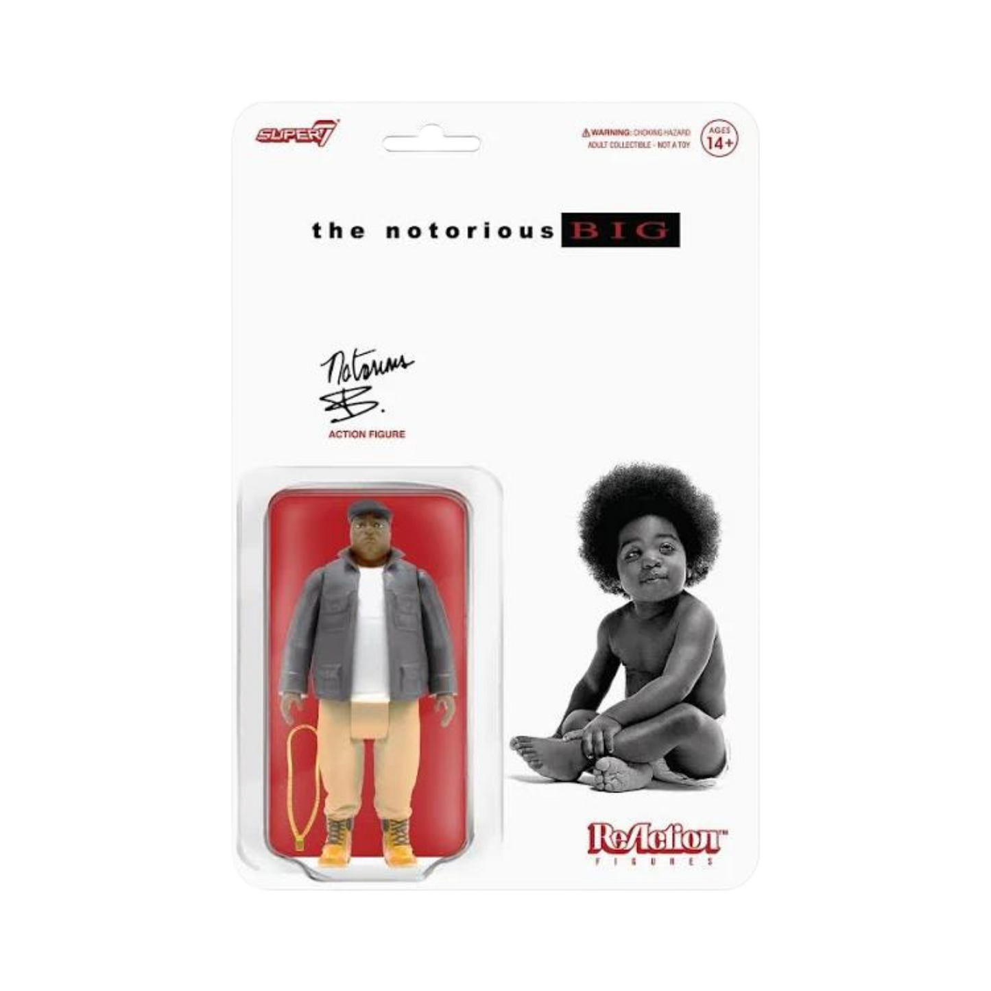 Notorious BIG 3 3/4-Inch ReAction Figure